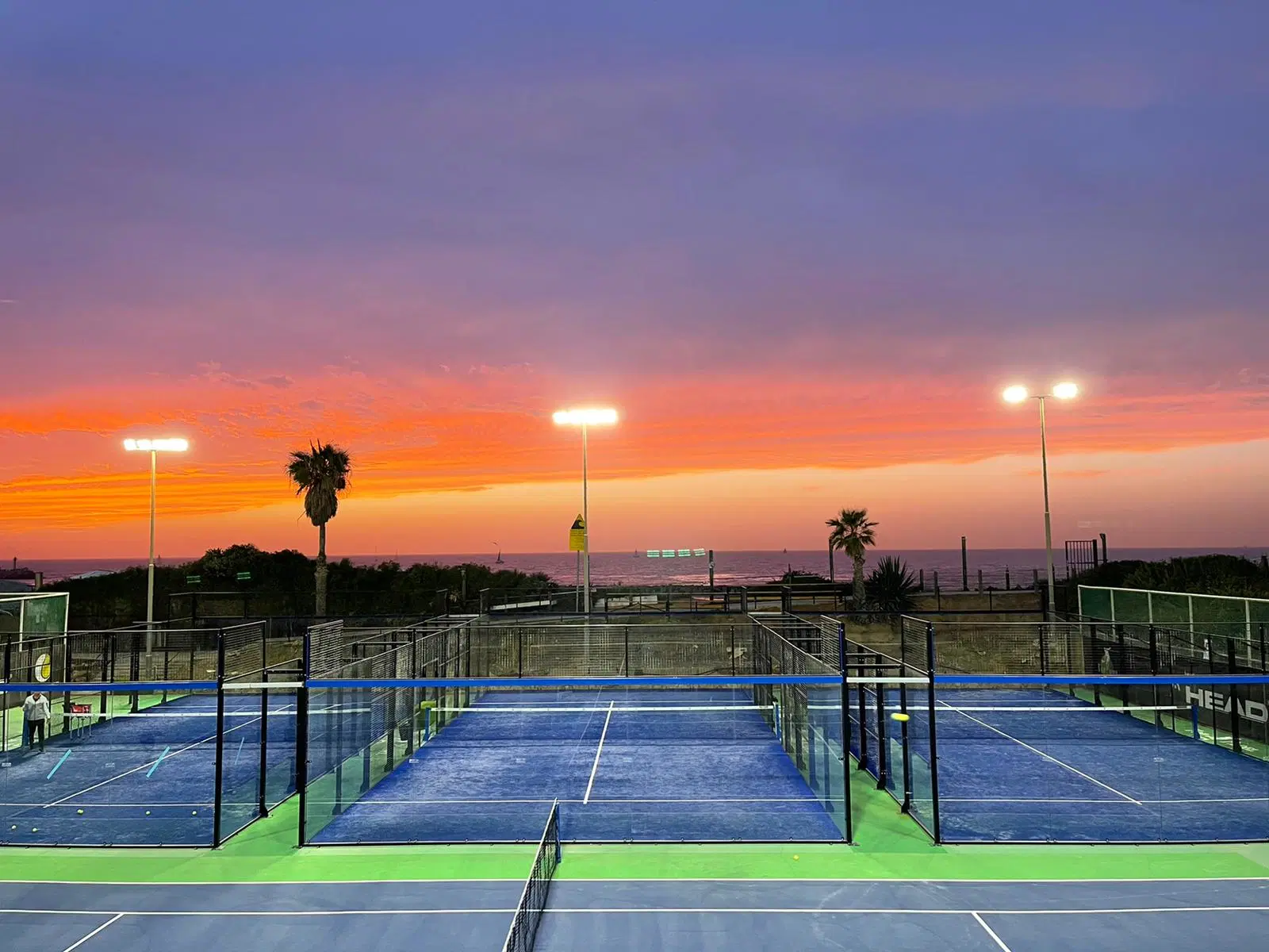 Indoor and Outdoor Super Panoramic Paddle Tennis Court