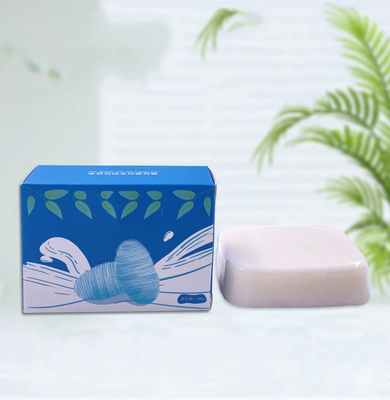 Natural Acne Treatment Silk Goat Milk Handmade Soap Whitening Amino Acid Handmade Goat Milk Sea Salt Toilet Soap