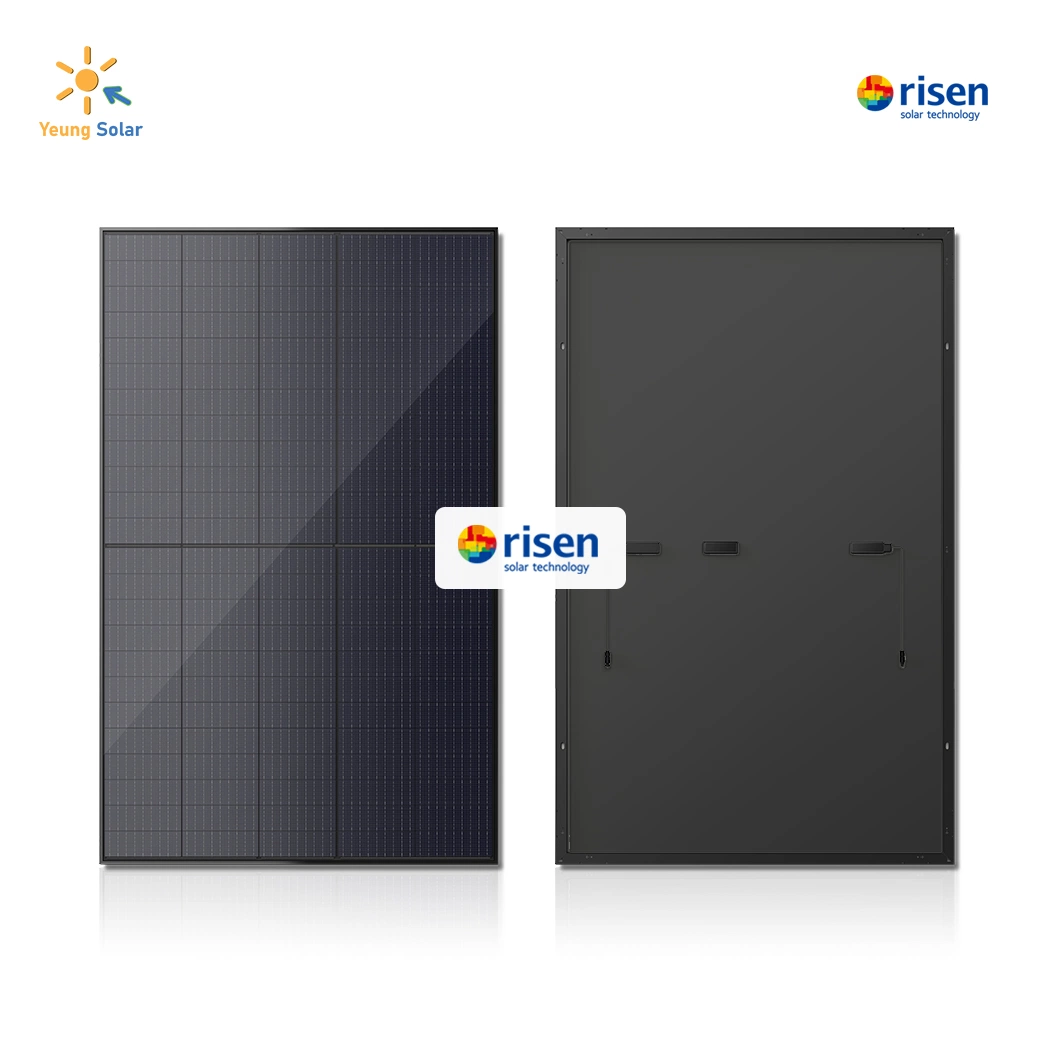 Tier 1 Risen All-Black/ Black Frame Mono Solar Panel Solar Module 385W 390W 400W 405W with CE/TUV