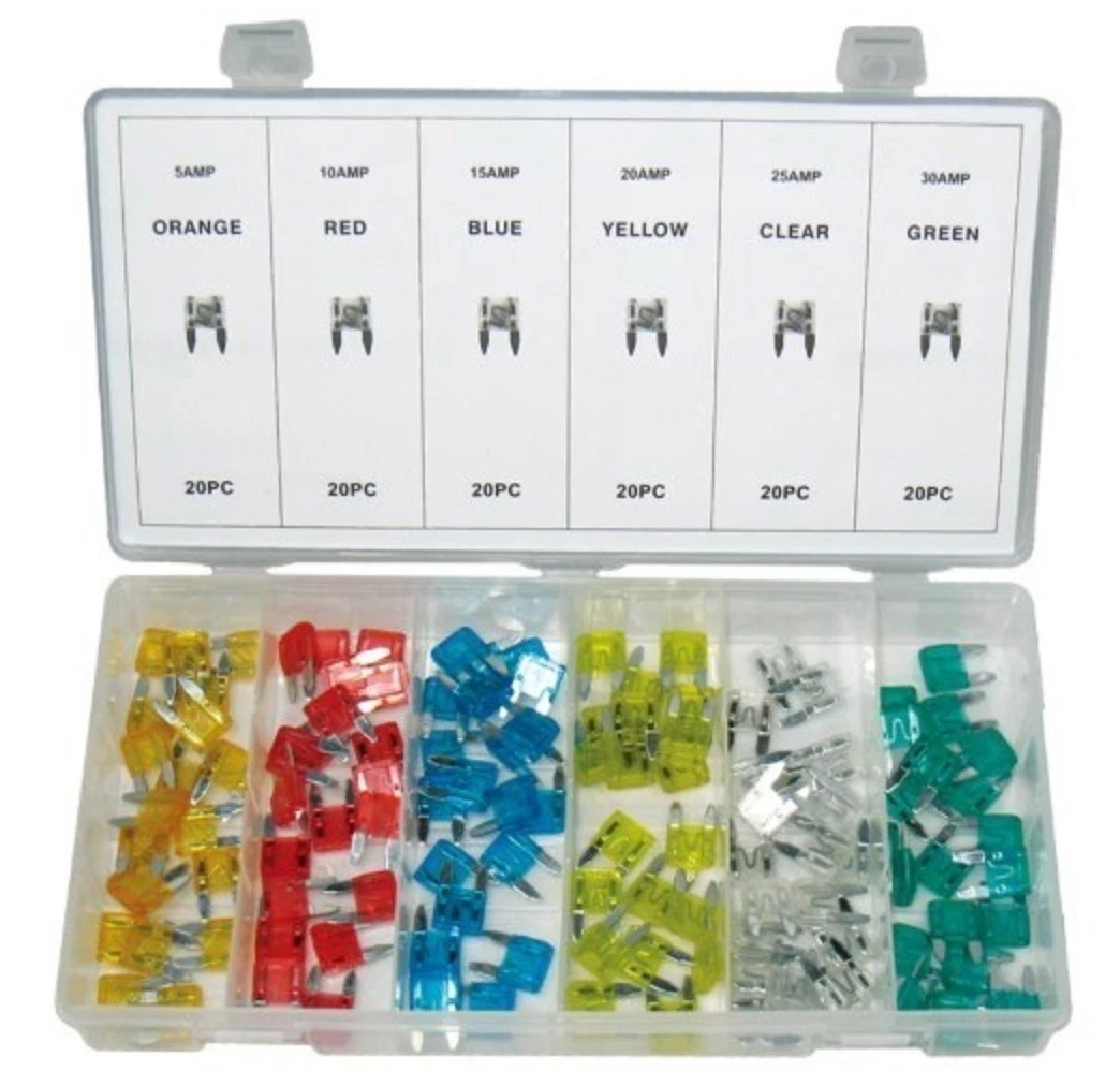 Mini Blade Fuse Assortment 120PC (VTN1008)