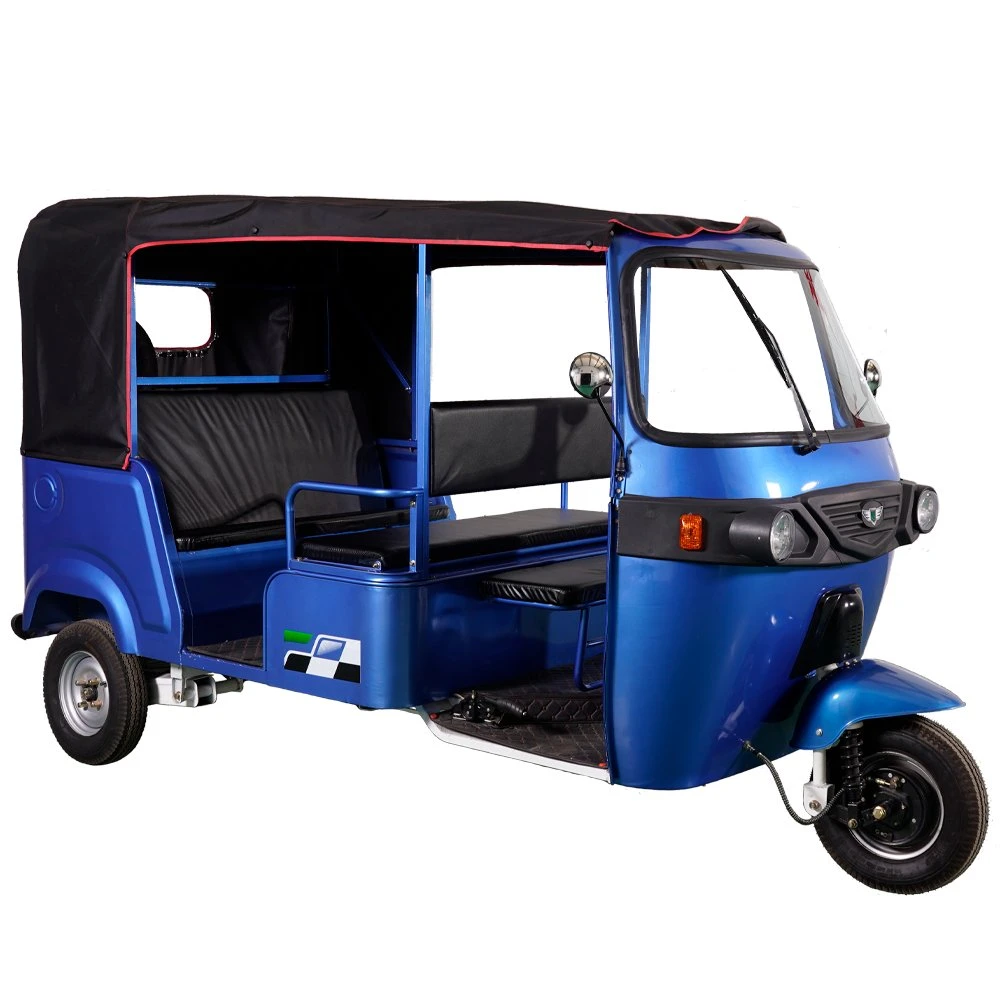 India Electric Three Wheel Scooter with Roof 6 Passenger E Rickshaw Electric Auto Rickshaw