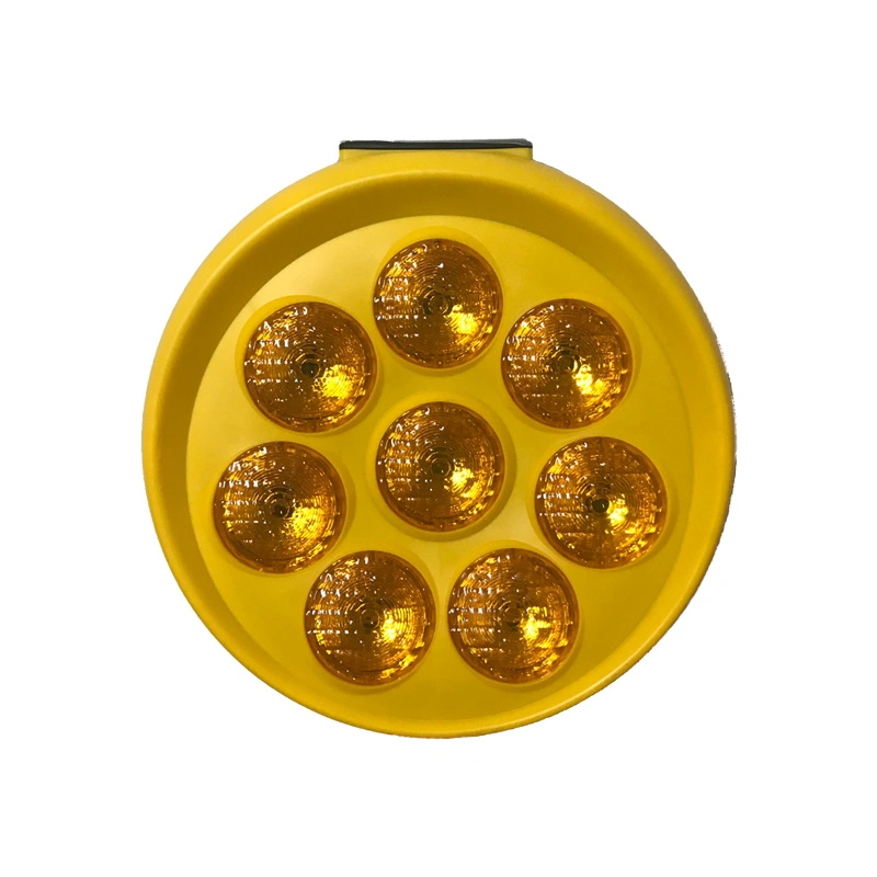 Outdoor Safety Warning LED Light Flashing Solar Sunflower