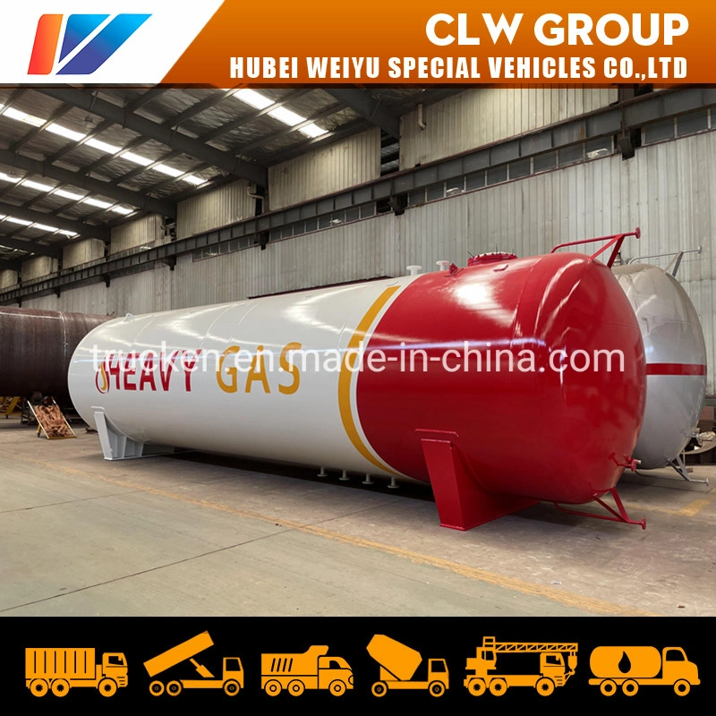 60000L 30 Tons 30mt LPG Gas Storage Tanker ASME Propane Pressure Vessel 60m3 Liquid Gas Storage Tank