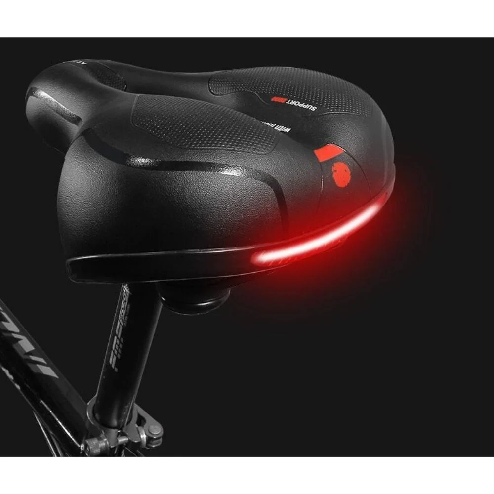 Slow Rebound Memory Foam Bicycle Saddle Hollow Ergonomic Bicycle Seat Wide Touring +Waterproof and Breathable MTB Saddle Wyz20324