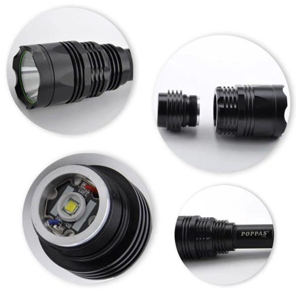 Torch Light Long Distance Rechargeable Tactical Flashlight