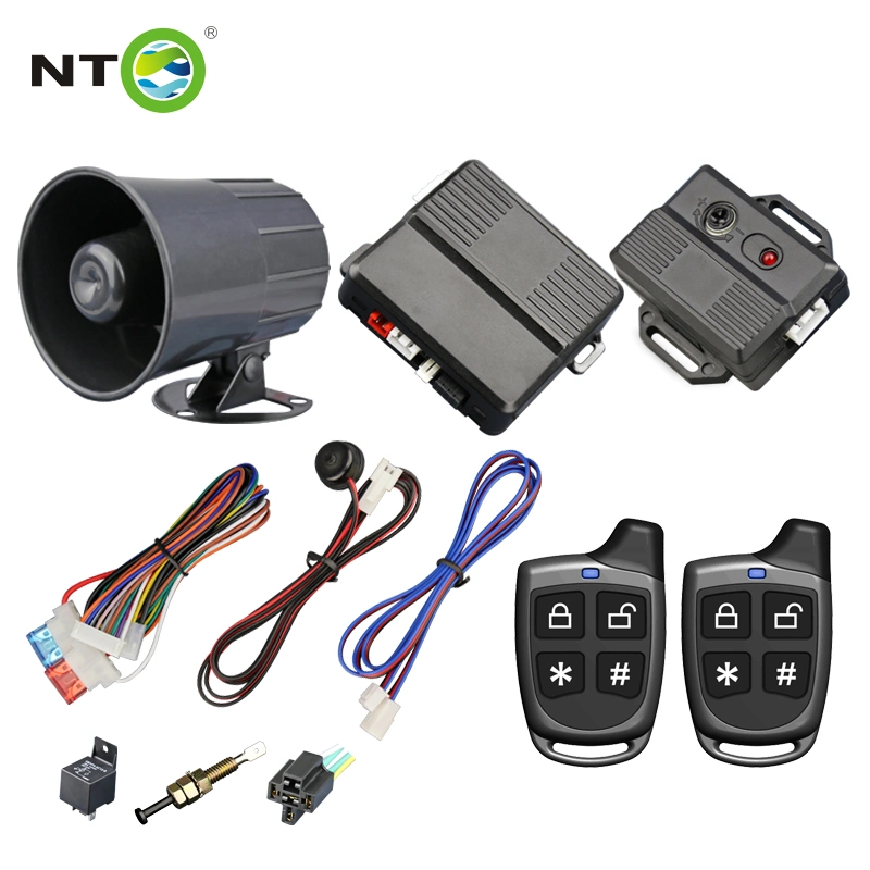 1 Way Car Alarm System Auto Lock&Unlock Ultrasonic/Shock Sensor Alarm
