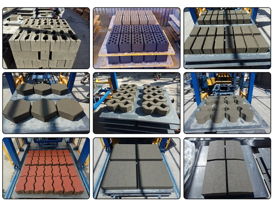 Hot Sale Qtj4-35 Semi Auto Holland Paver Paving Brick Making Machine Concrete Block Moulding Machine Price Singapore