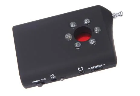 Personal anti CCTV Mini caméra objectif sécurité vibration RF bogue Détecteur