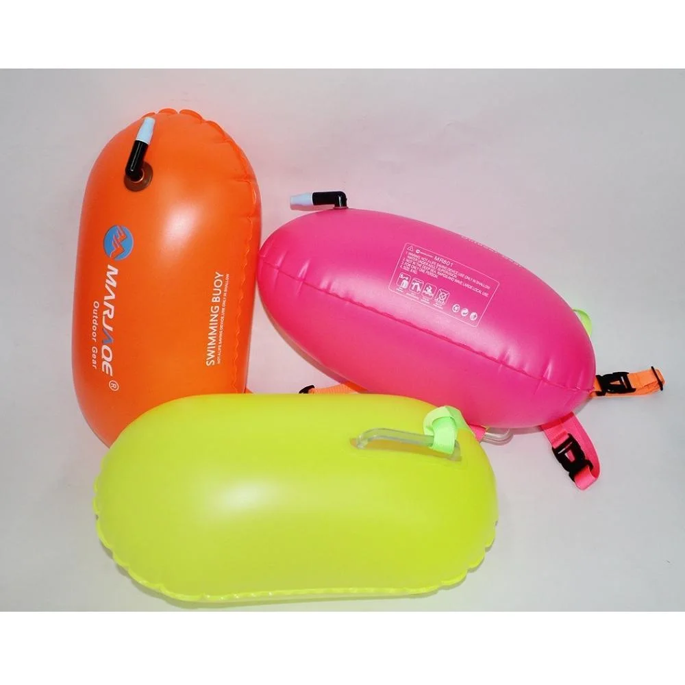 Single Airbag Swimming Float Men Women Swim Buoy PVC Inflatable Bag Swim Bubble Safety Storage for Swimmers Bl20519