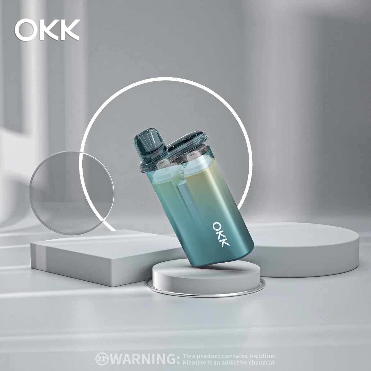 Original Okk 9000 Puffs Double Flavors Nouvelle arrivée cigarette électronique 5000 10000 Vaporisateur jetable rechargeable Puff I Vape Waka Méchant Bar Gear Randm