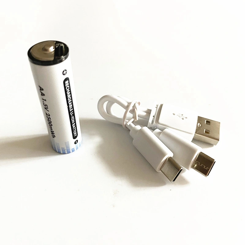 1,5V-Lithium-USB-Akkus mit hoher Leistung, AA-Batterien