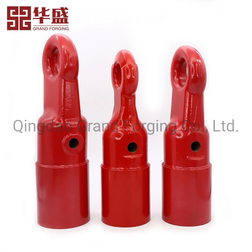 High quality/High cost performance  Die Forging Trailer Truck Hook Ring Tow Ring with Red Painting