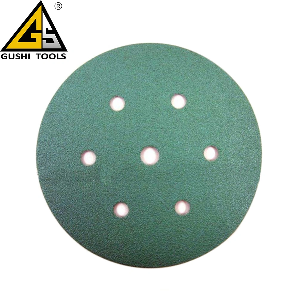 Factory Wholesale/Supplier Abrasive Tools 4"-9" Psa Abrasive Sanding Disc for Wood