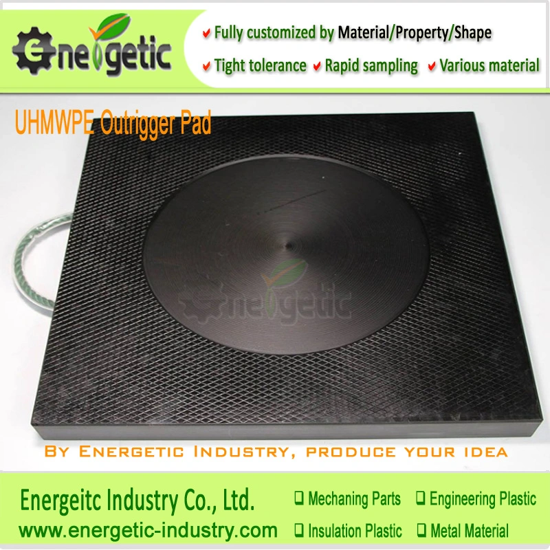 Custom Color Size UHMWPE/HDPE Jack Pad/Crane Pad/Outrigger Pad