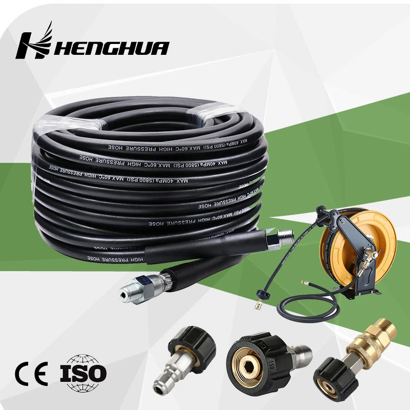 Hose Washer Pressure Pressure Hoses for Wash Car Car Wash Hose 4000 6000 Psi Power Washer Hose Pressure Flexible for Cleaning