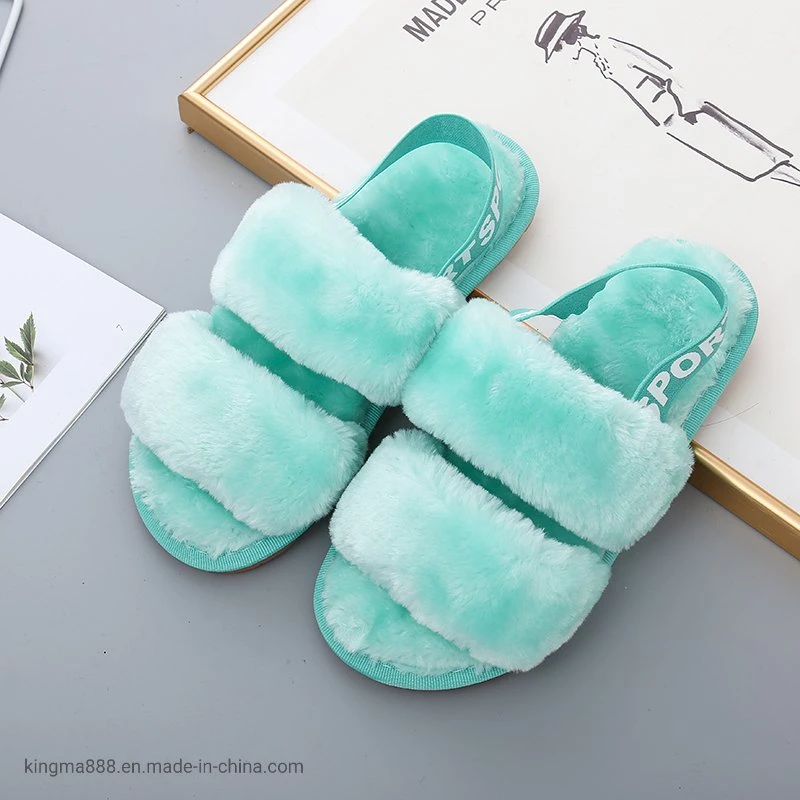 Custom Logo Pattern Plain Women&prime; S EVA PVC Slides Home Slippers