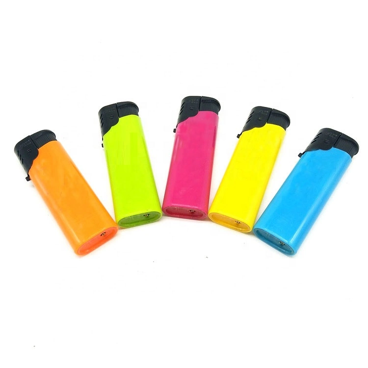 Stable Ignition Solid Color Windproof Lighter with Promotional Price