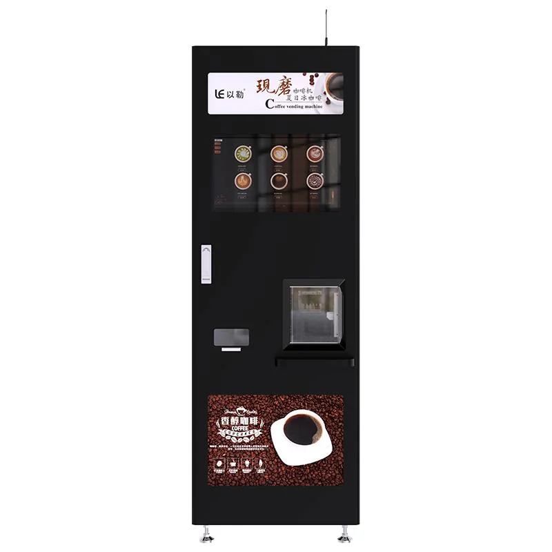 Airport Smart Touch Screen Bean to Cup Coffee Vending Machinhe