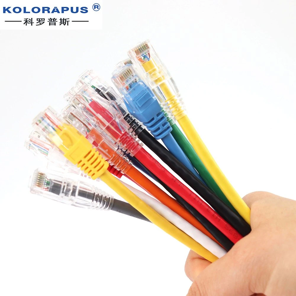 CAT6 U/UTP Ethernet Cable Patch Cable Copper Jumper Cable 2m