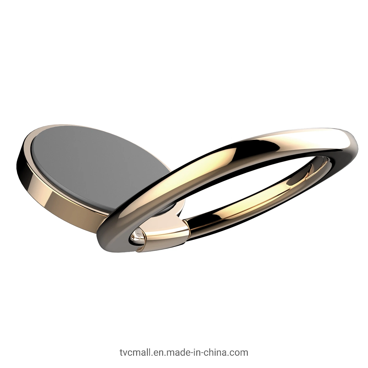 Soporte de anillo de connivencia Baseus Celular Porta Anillo de aleación de zinc Finger Kickstand Anillo de soporte de agarre para el iPhone de color oro Huawei