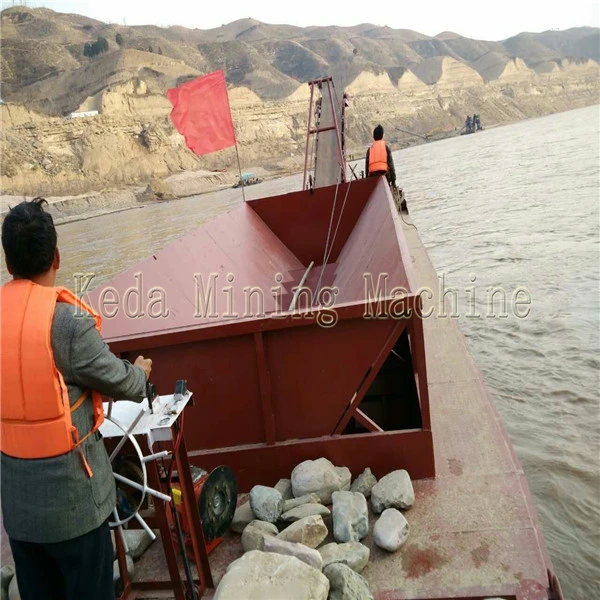 Hot Sale Self-Unloading River Sand Barge Self Unloading Sand Barge for Transport Sand