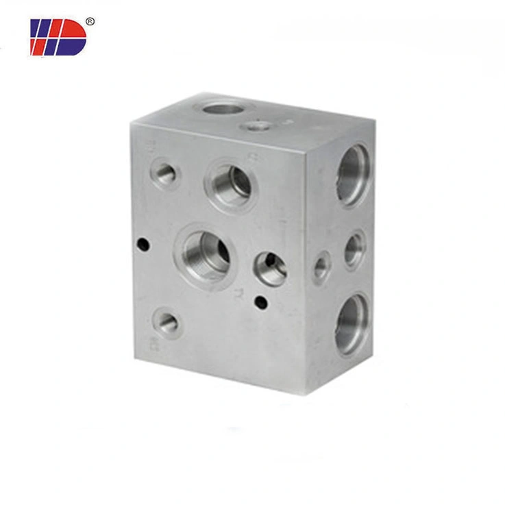 Precision Custom CNC Machining Aluminum Manifold Blocks Pneumatic Valve Parts