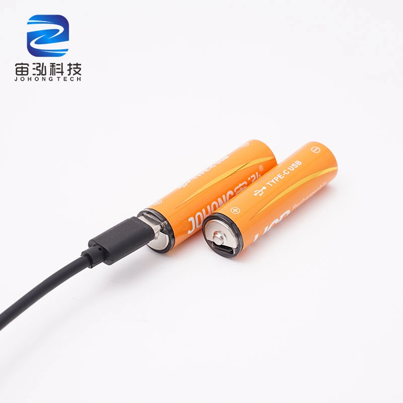 Rechargeable Lithium 1.5V 2200mwh AA Batteries for Toy Microphone