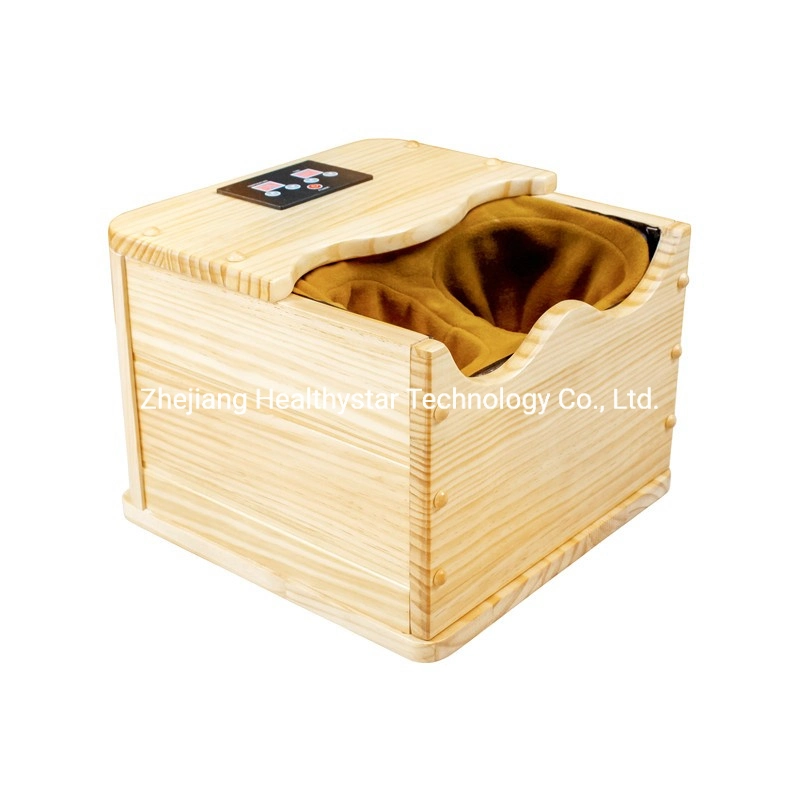 Red Infrared Foot Massage Sauna Wooden Bath Barrel