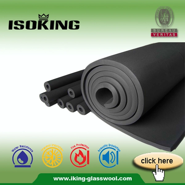 Firstflex Closed Cell PVC NBR Rubber Foam Insulation for HVAC