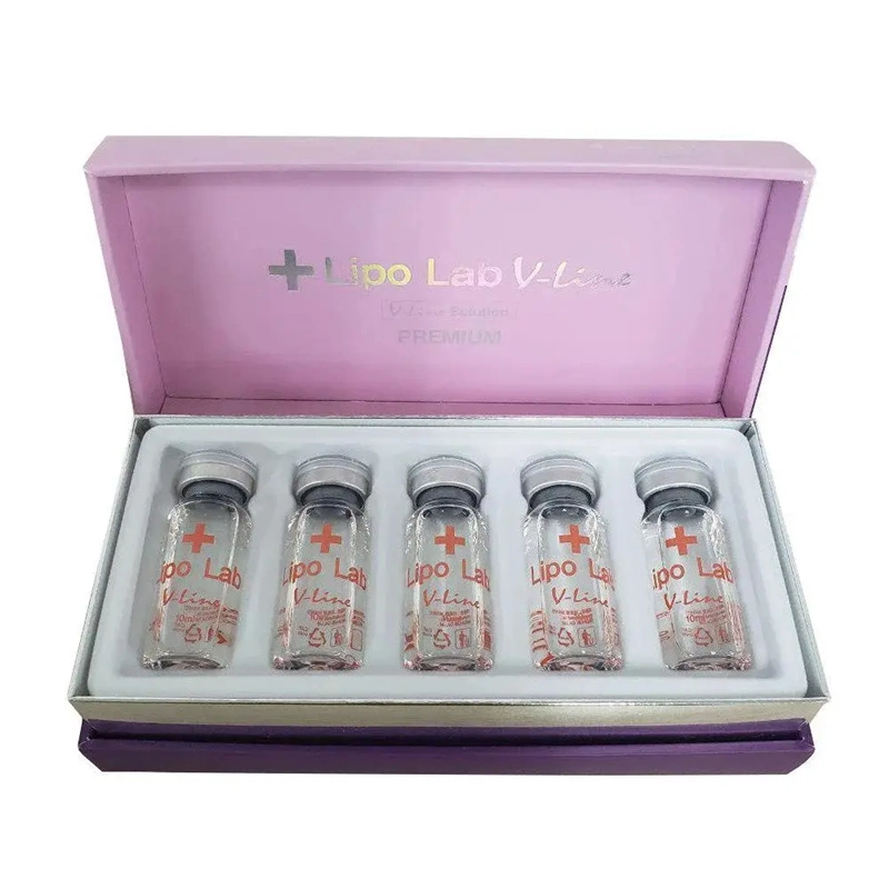 Lipolab V-Line 5X10ml يزيل الدهون في حقن حمض ديوكسي كوليك دهون الذوبان حقن ليبو