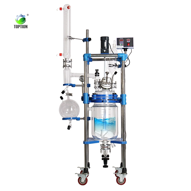 Laboratory Chemical Jacket Glass Reactor with CE & ISO Approved