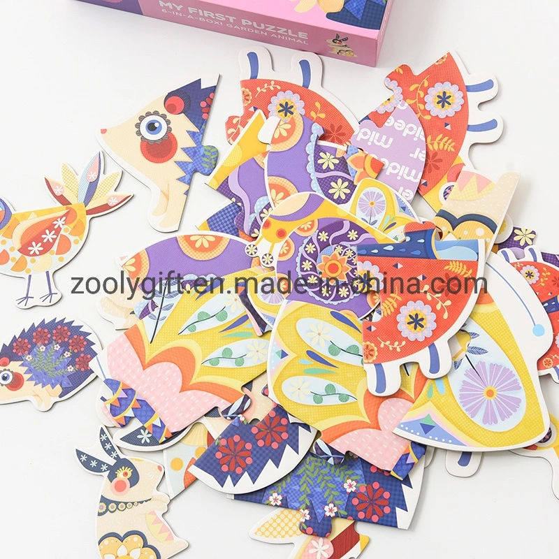 Mon premier puzzle personnalisé top vendeur en gros les Enfants Puzzles casse-tête d'animaux pour les enfants du jardin de l'éducation des enfants MINI PUZZLE