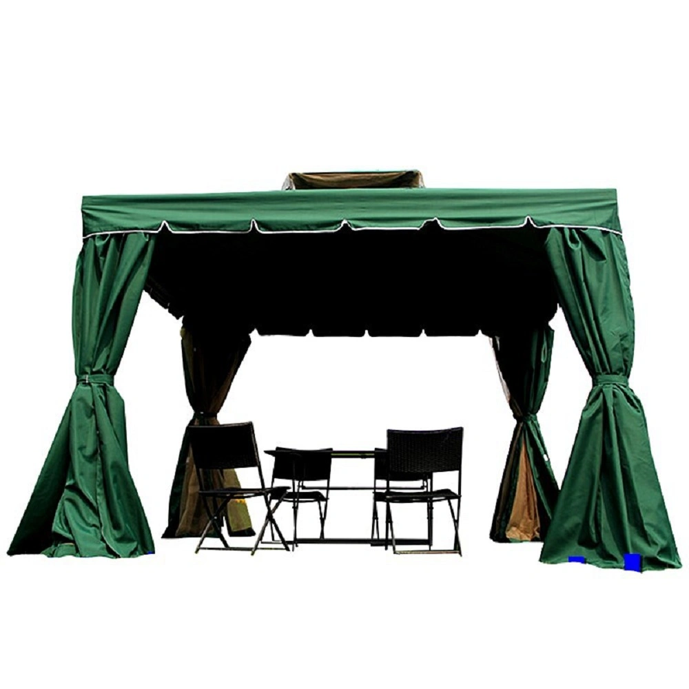 Tent for Outdoor, Aluminum Frame Soft Top Gazebo Pop-up Tent with Polyester Curtains and Air Venting Screens Wyz17598