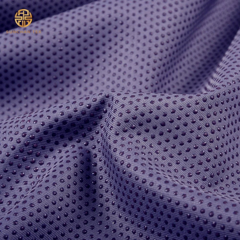 PVC Dots Coated Gabardine Fabric for Upholstery