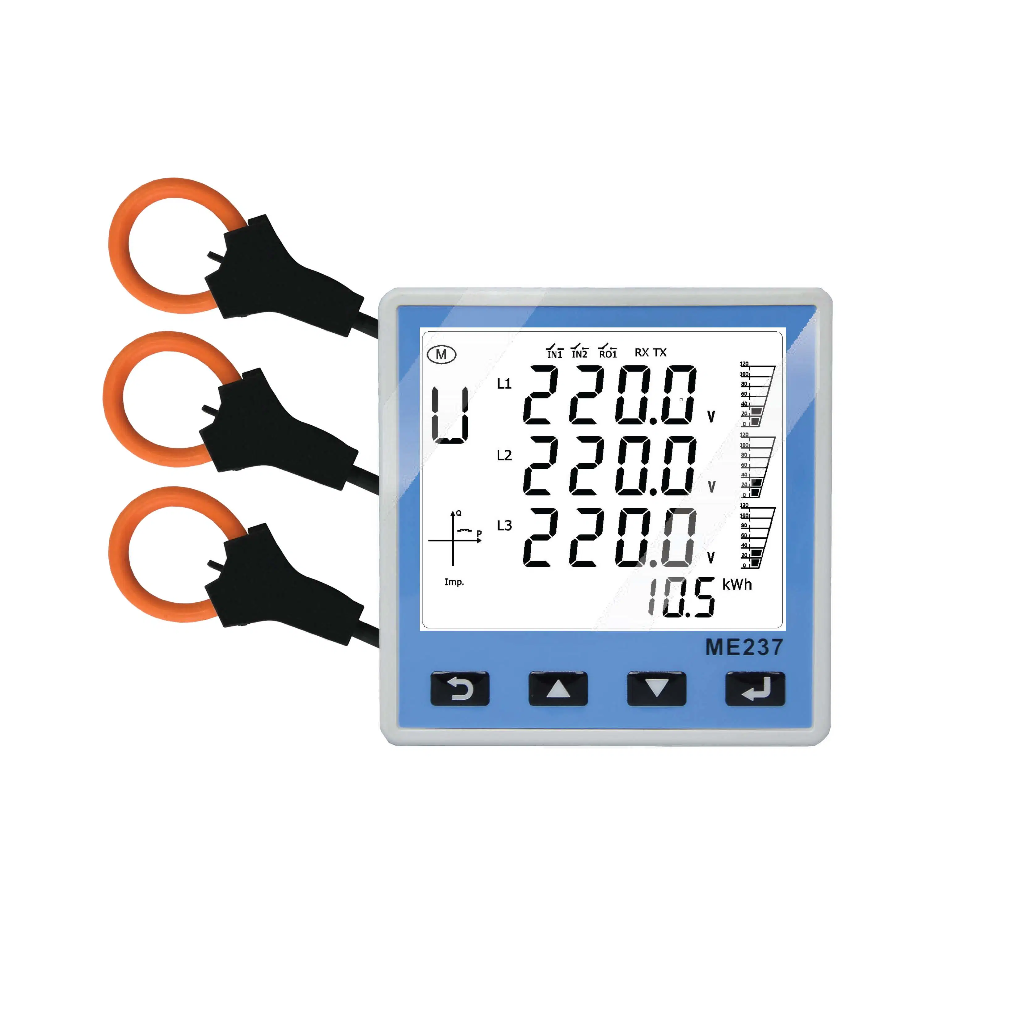 Medidor multifunción de mí237 Medidor de potencia los instrumentos eléctricos para el sistema de generación de energía solar