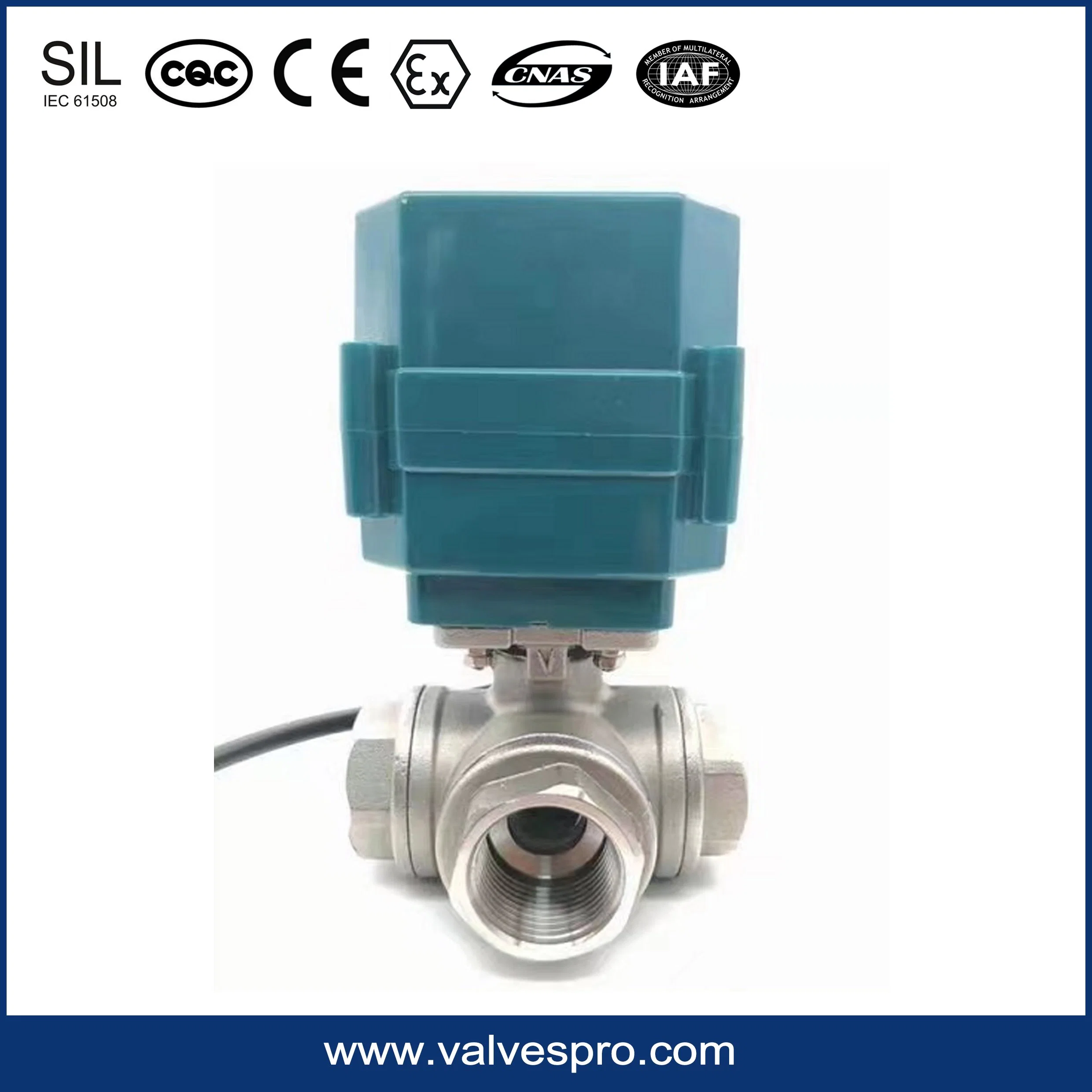 Wireless Remote Controller Power and Ball Structure Cwx-15n Electric Ball Stainless Steel Valve