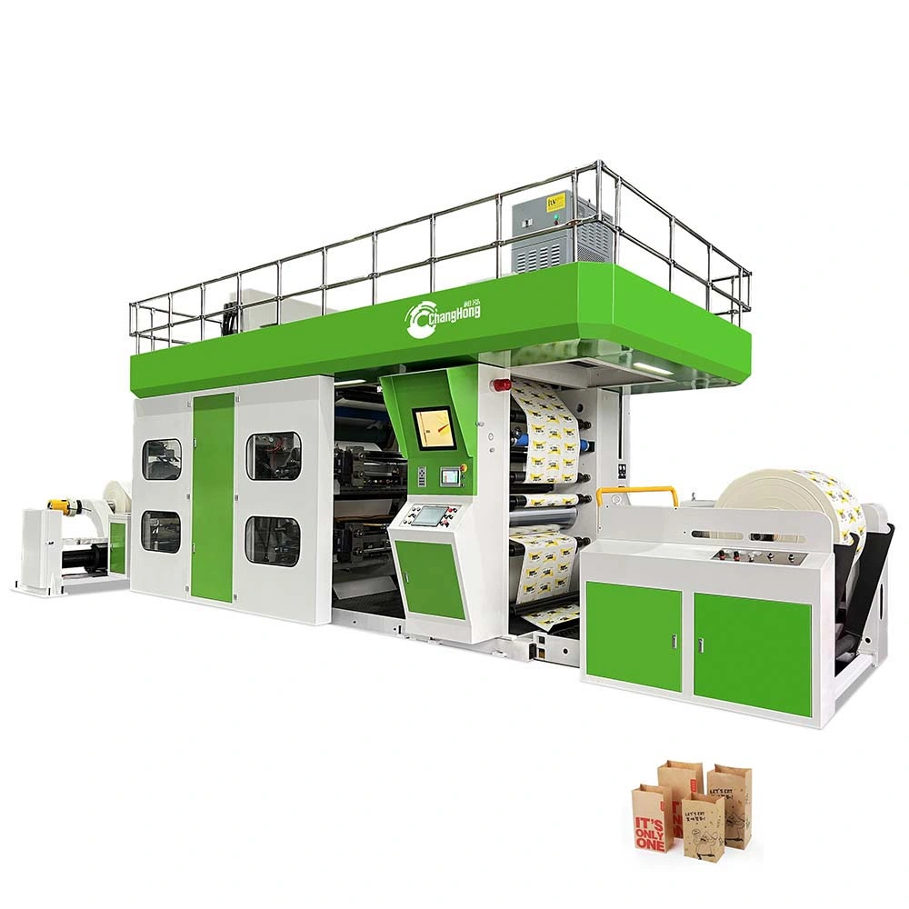 4 6 Color Paper Bag Cup Ci Flexo Printing Machines for Sale