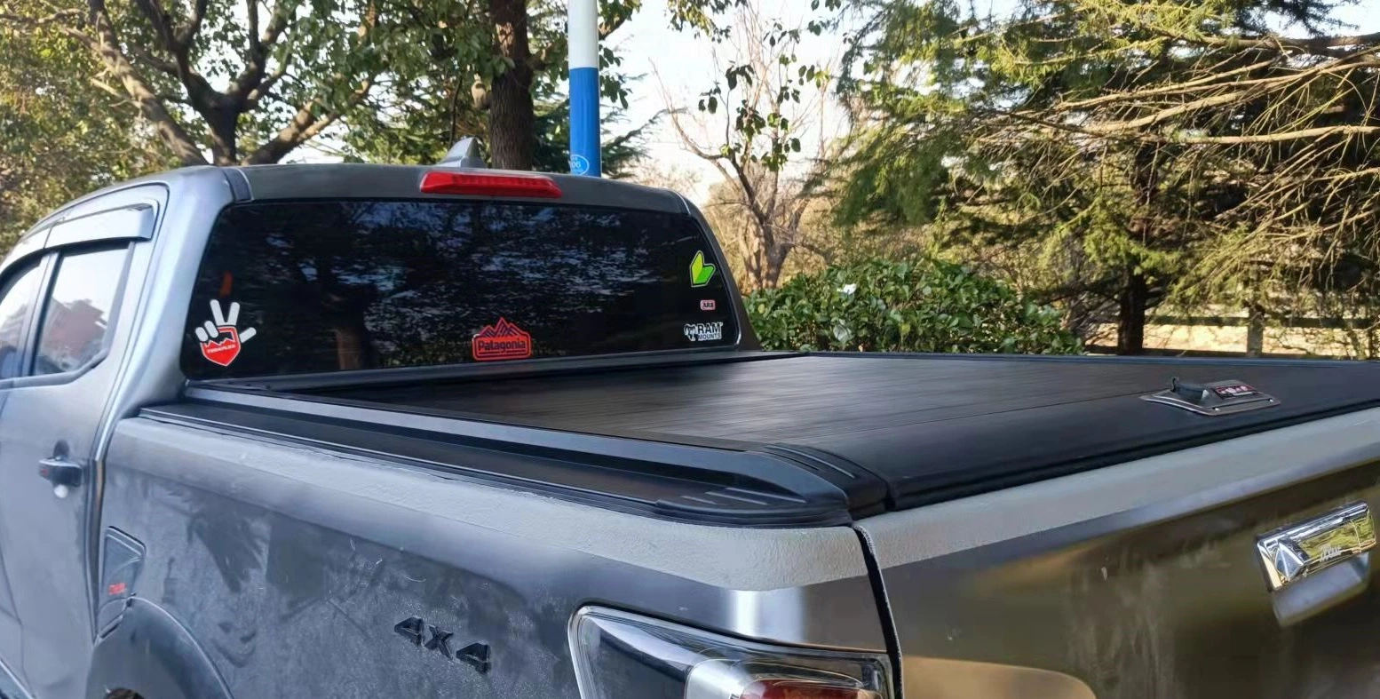 Autoteile 4X4 LKW-Pickup Roll-up Hard Tonneau Cover Bettbezug für Ford Ranger Dodge RAM Hilux NP300 Dmax Trtion GMC für Toyota Isuze Mazda Nissan VW Misubish