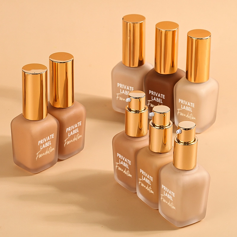 Liquid Foundation OEM Kundenspezifisches Logo Kosmetische Herstellung Make-up Foundation