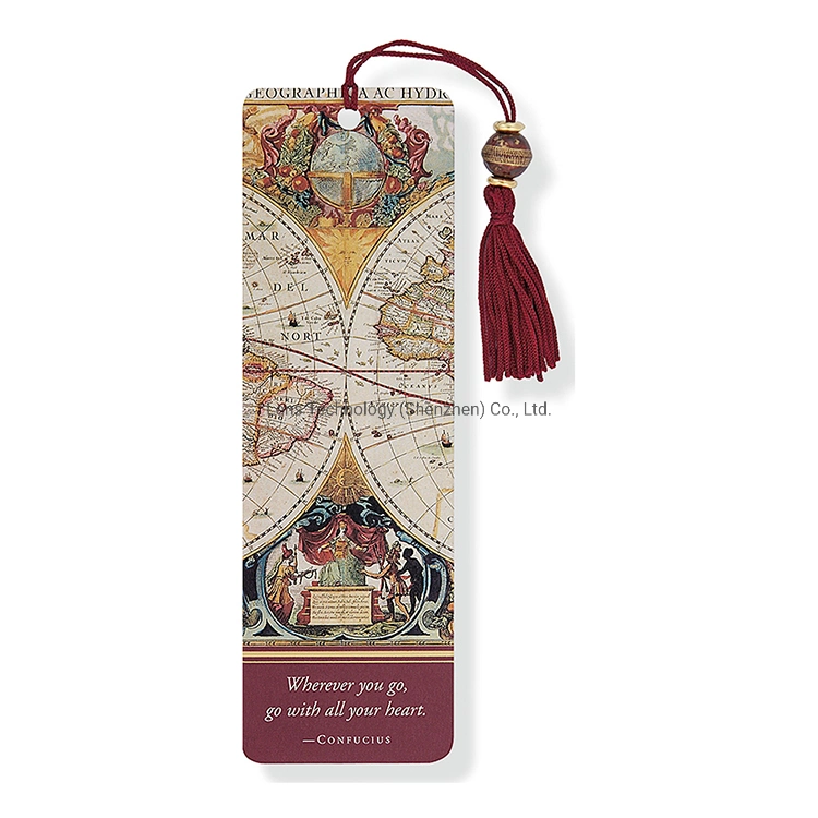 Hot Sale Custom Size Lenticular Bookmark with Tassel