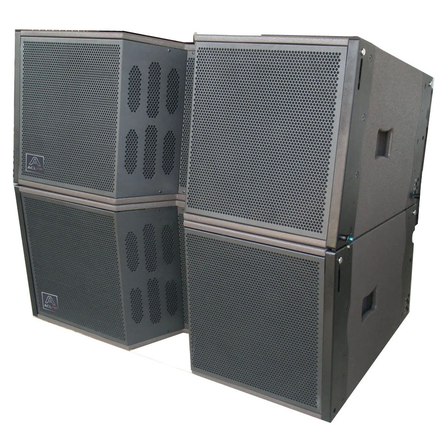 Doble 12" sistema de sonido DJ Neodynium Active Line Array altavoz