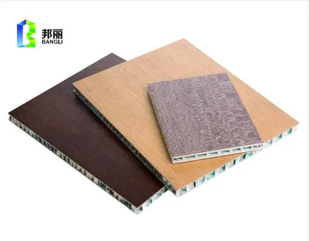 High quality/High cost performance  Aluminum Honeycomb Panel Wooden/Stone Grain