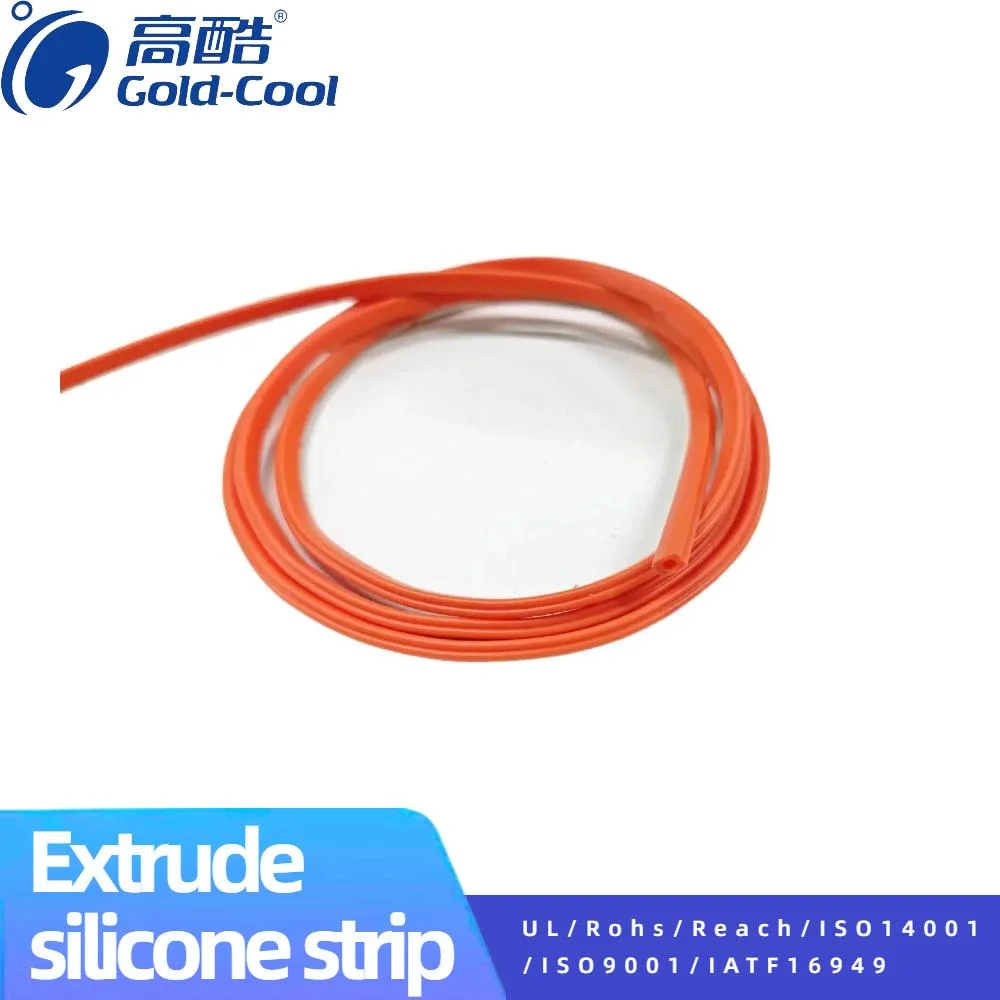 Extruded Silicone Rubber Sealing Strip Waterproof Silicone Rubber Gasket for Sealing Applications