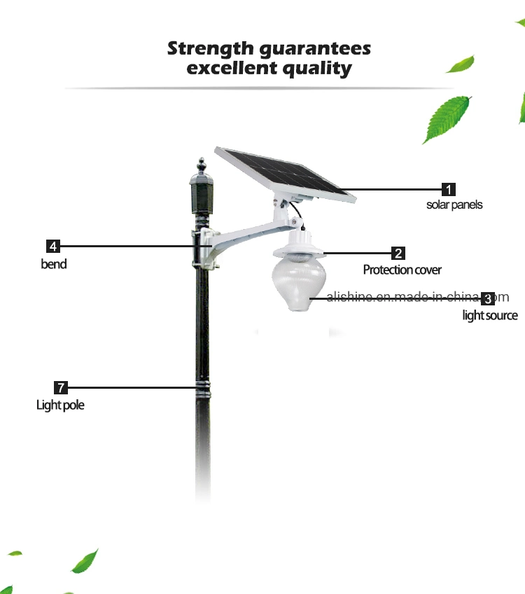 Apple Solar Garden Lamp Light 12W 20W Chinese Factory High quality/High cost performance  New Model Remote Control