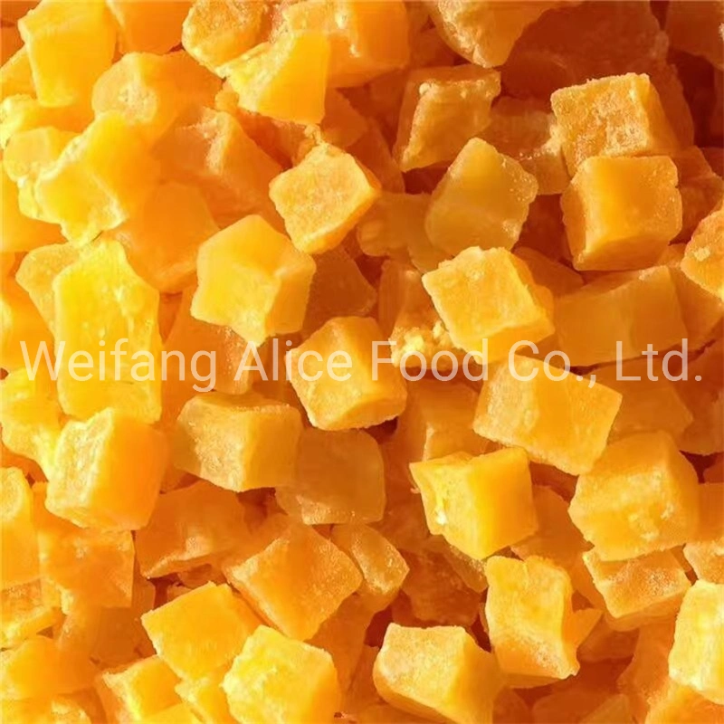 Mixed Dehydrated Papaya Dice for Sale China Made Colorful Dried Papaya Dice