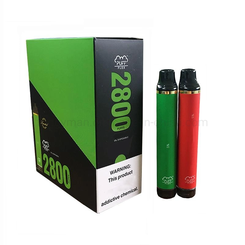 Wholesale/Supplier Disposable/Chargeable E Cigarette Puff Flex 2800 Puffs Disposable/Chargeable Vape