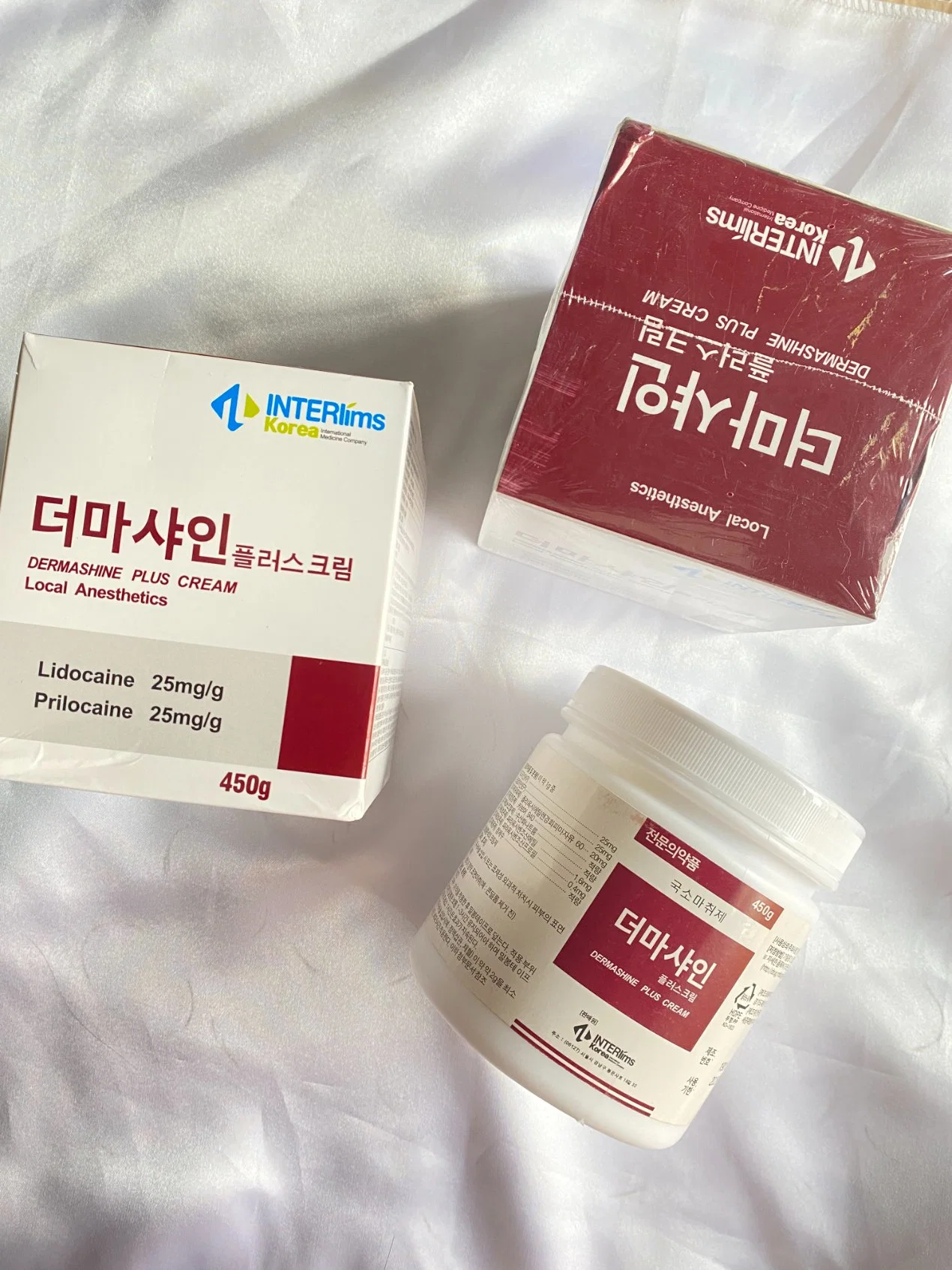 Mayorista/Proveedor 450g Korean Numb anestésico Ointment Crema Tattoo Microblading tratamiento Crema adormecida profunda coreana