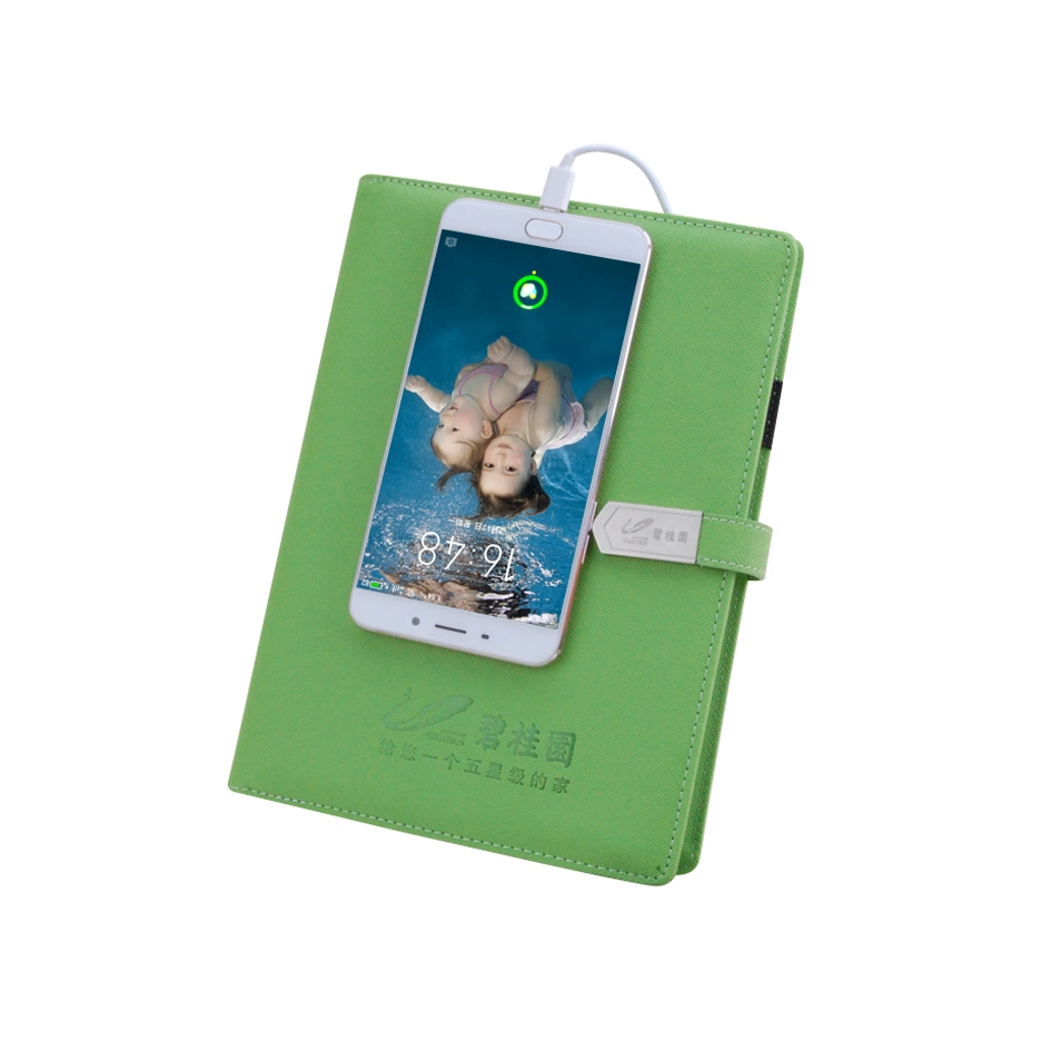 Multifunctional Power Bank Notebook Creative Mobile Power Business Charging Notebook Office Meeting