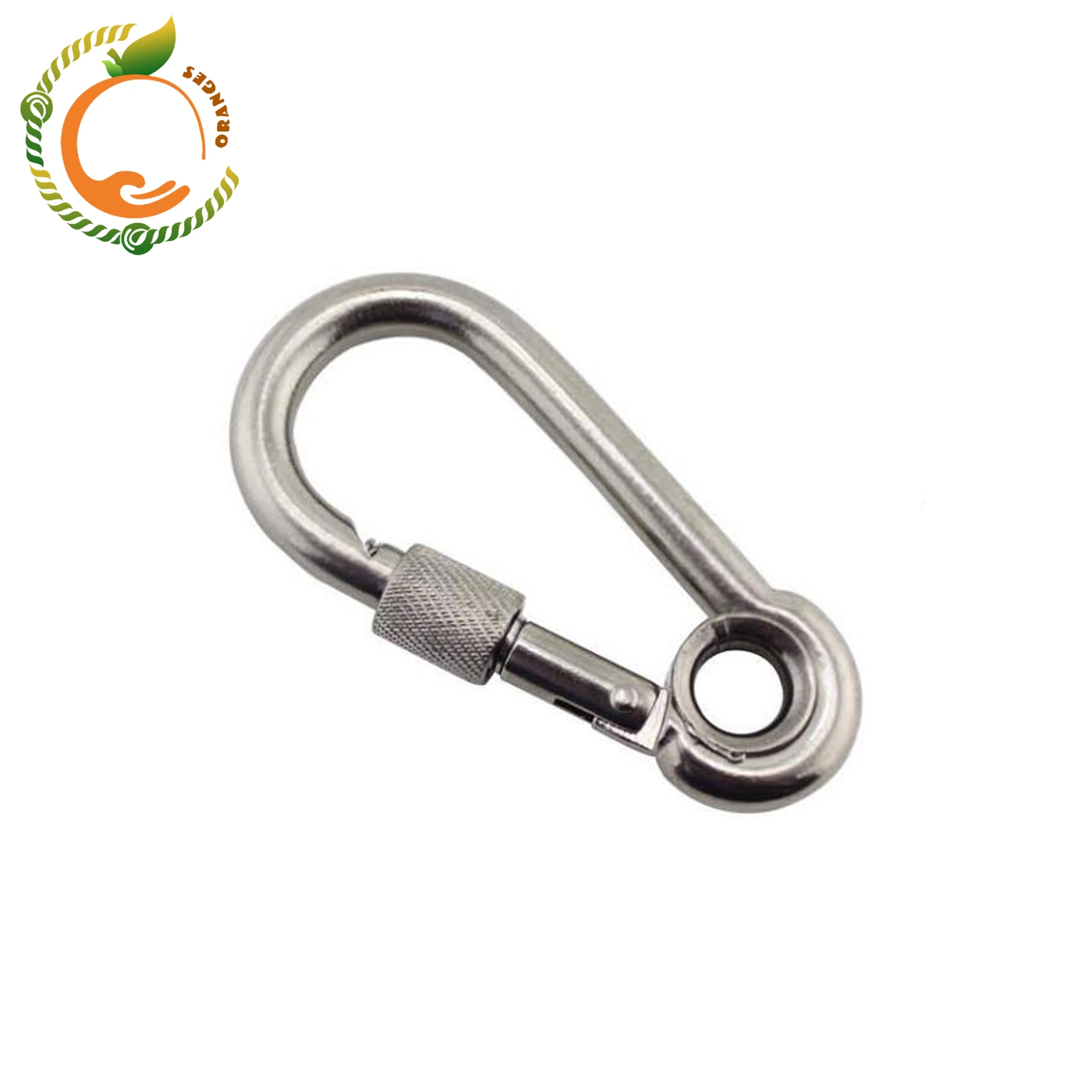 Customized Metal Carabiner Hook with Screw Nut