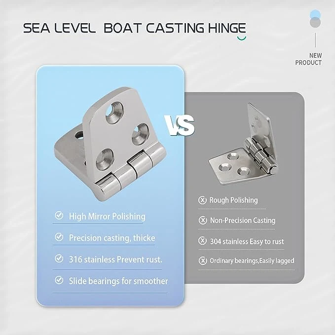 Türscharniere Marine Grade Casting Schrank Klappen Scharniere für Tür Rvs